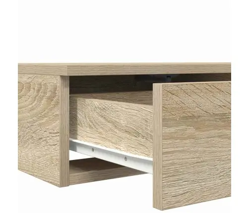 Lovos Stalčiai Su Stalčių Sonoma Ąžuolas 140 X 36.5 X 16.5 Cm
