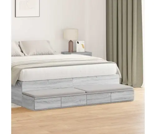 Voodisahtlid Hall Sonoma 140 X 36.5 X 16.5 Cm Tehispuit