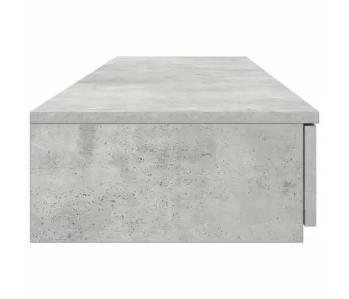 Gultas Atvilktnes Betona Pelēkā Krāsā 150X36,5X16,5 Cm Inženierijas Koks Vidaxl