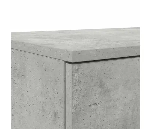 Gultas Atvilktne Betonā Pelēkā 75X36,5X16,5 Cm Inženierijas Koks Vidaxl