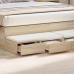 Gultas Atvilktne Sonoma Ozolā 160X36,5X16,5 Cm No Inženierijas Koka Vidaxl