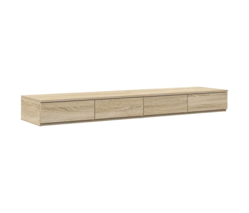 Gultas Atvilktne Sonoma Ozolā 160X36,5X16,5 Cm No Inženierijas Koka Vidaxl