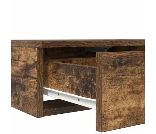 Gultas Atvilktnes Dūmota Ozolkoka 160X36,5X16,5 Cm Inženierijas Koks Vidaxl