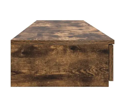 Gultas Atvilktnes Dūmota Ozolkoka 160X36,5X16,5 Cm Inženierijas Koks Vidaxl