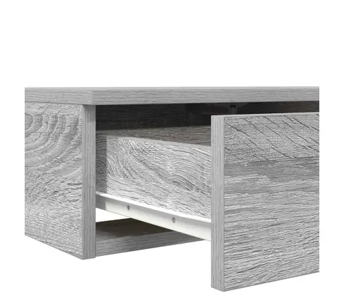 Gultas Atvilktnes Pelēka Sonoma 160X36,5X16,5 Cm Inženierijas Koks Vidaxl