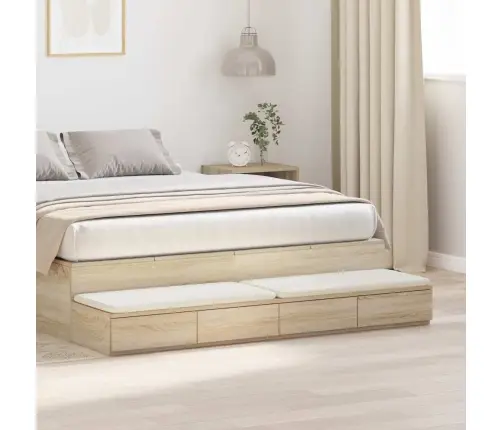 Voodisahtlid Sonoma Tamm 135 X 36.5 X 16.5 Cm Tehispuit