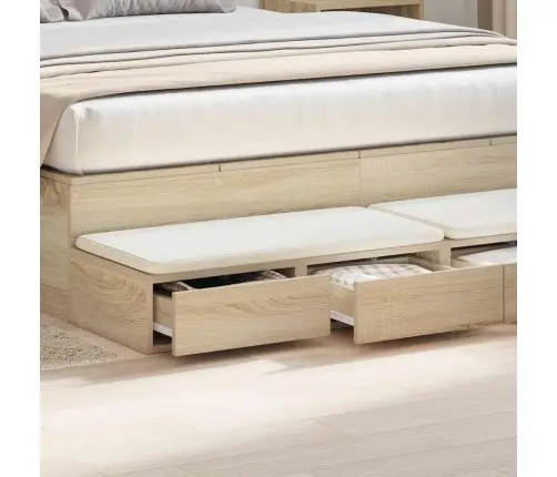 Voodisahtlid Sonoma Tamm 135 X 36.5 X 16.5 Cm Tehispuit