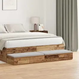 Gultas Atvilktnes Ar Atvilktni Vecs Koks 135 X 36.5 X 16.5 Cm Vidaxl