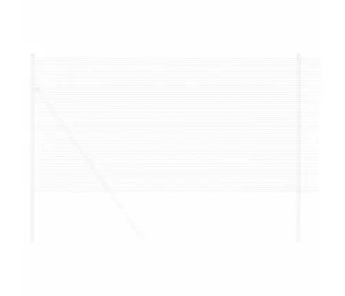 Keevitatud Traadi Aed Hõbedane 0.4 X 10 M Teras