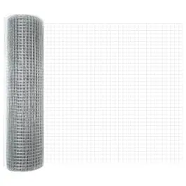 Keevitatud Traadi Aed Hõbedane 0.8 X 10 M Teras