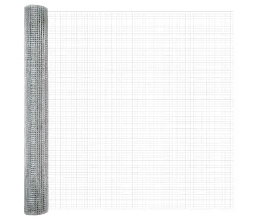 Metināts Vadu Žogs 1.2X25 M - Cinkots Tērauds Vidaxl