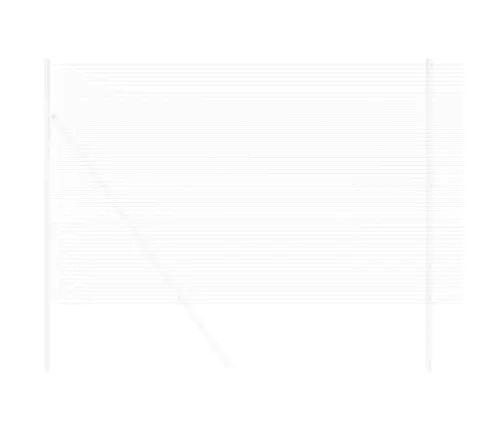 Metinātais Stiepļu Žogs 1.6 X 25 M Cinkots Tērauds Vidaxl