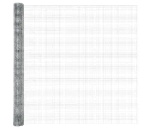 Metināts Stieples Žogs 1.5X50 M Cinkots Tērauds Vidaxl