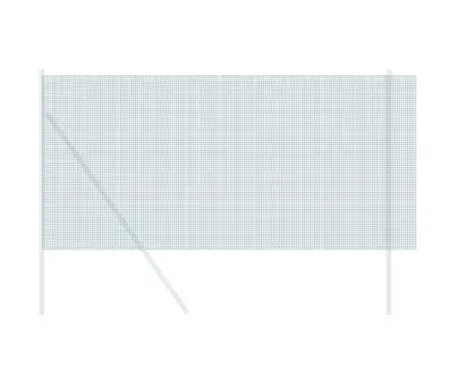 Metināts Žogs - Zaļš, 0.8 X 10 M, Tērauds Vidaxl