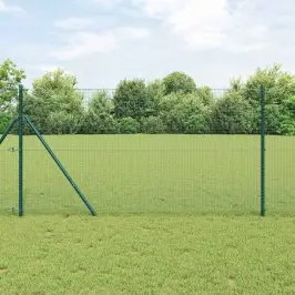 Keevitatud Traadi Aed Roheline 1.2 X 10 M Teras