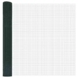 Metinātās Stieples Žogs Zaļa 1.4 X 10 M Tērauds Vidaxl