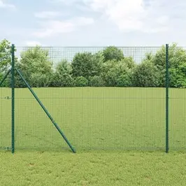 Metinātās Stieples Žogs Zaļa 1.5 X 10 M Vidaxl