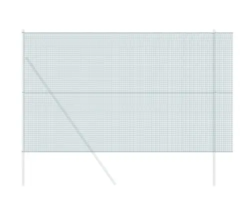 Metinātā Stieple Žogs, Zaļš, 1.6 X 10 M, Tērauds Vidaxl