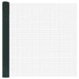 Metinātās Stieples Žogs Zaļa 1.6 X 10 M Tērauds Vidaxl Metinātās Stieples Žogs Zaļa 1.6 X 10 M Tērauds Vidaxl