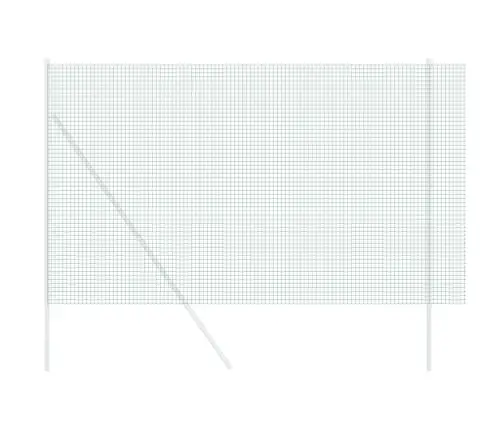 Metināts Vadu Žogs Zaļš 1,6X10 M, Tērauds Vidaxl