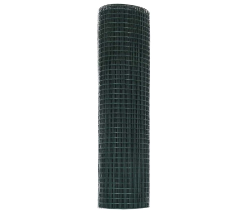 Metināts Siets, Zaļš 0.4X25 M, Tērauds Vidaxl