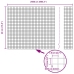 Metināts Siets, Zaļš 0.4X25 M, Tērauds Vidaxl