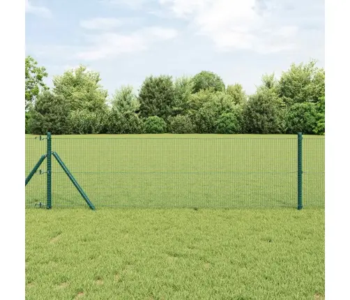 Zaļš Metināts Stieples Žogs 0.6 X 25 M Vidaxl