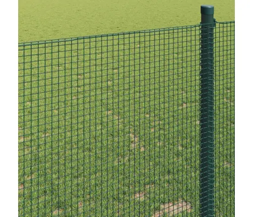 Zaļais Metināts Stiepļu Nožogojums - 1.2 X 25 M Tērauds Vidaxl
