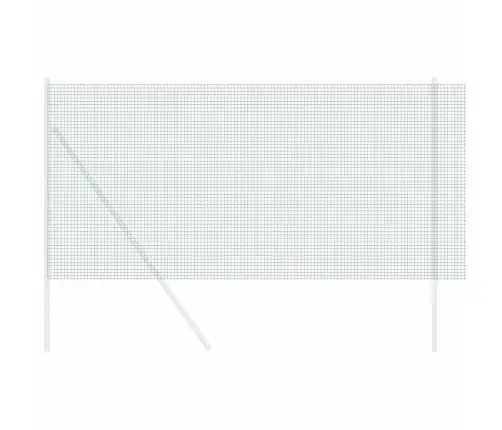 Metināta Stieples Žogs Zaļš 1.4 X 50 M Tērauds Vidaxl