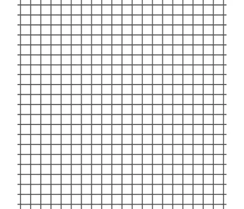 Metināts Žogs Pelēks 1.2 X 10 M, Tērauds Vidaxl