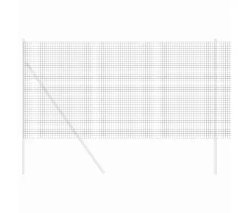 Metināts Siets Pelēks 1.4 X 10 M Tērauds Vidaxl