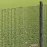 Metināta Stieple Žogs Pelēks 0.8X25 M Tērauds Vidaxl