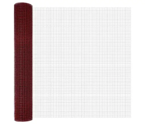 Keevitatud Traadi Aed Punane 1.5 X 10 M Teras