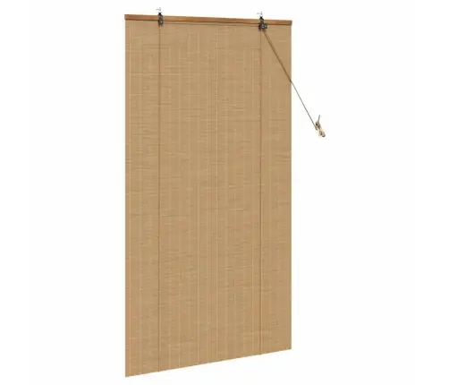 Langų Žaliuzės Ir Uždangos Kita Šviesiai Rudas Bambukas