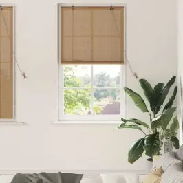 Logu Žalūzijas Un Toņi Cits Gaiši Brūns Bambuss Vidaxl