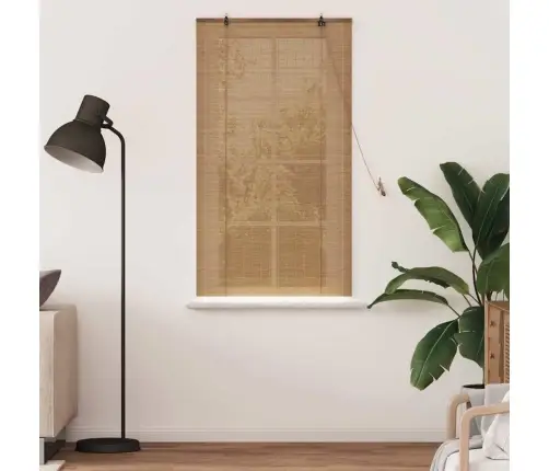 Logu Žalūzijas Un Aizsegi Gaiši Brūns 90 X 160 Cm Bambuss Vidaxl
