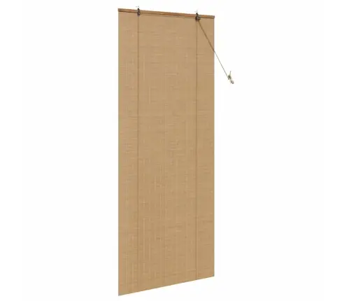 Logu Žalūzijas Un Aizsegi Gaiši Brūns 90 X 220 Cm Bambuss Vidaxl