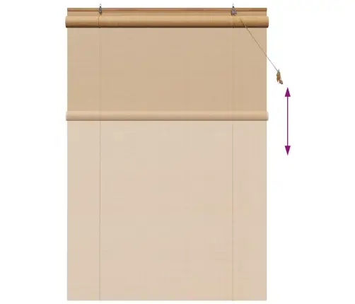 Rulookardin Kardinatega Pruun 150 X 220 Cm Bambus