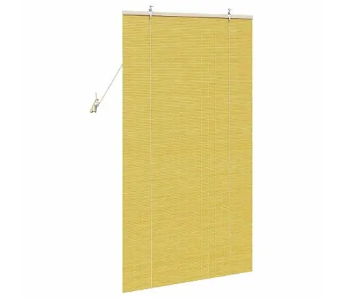 Langų Žaliuzės Ir Užuolaidos Kita Geltona Bambukas