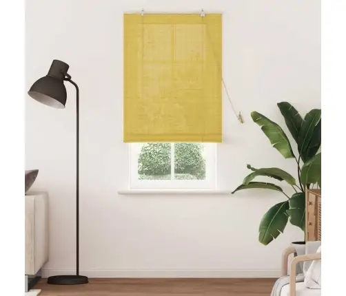 Langų Žaliuzės Ir Užuolaidos Kita Geltona Bambukas