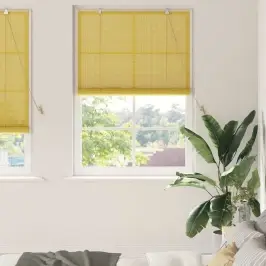 Logu Žalūzijas Un Toņi Cits Dzeltena Bambuss Vidaxl