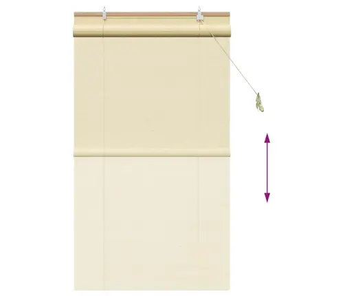 Logu Žalūzijas Un Aizsegi Dabiska 90 X 160 Cm Bambuss Vidaxl