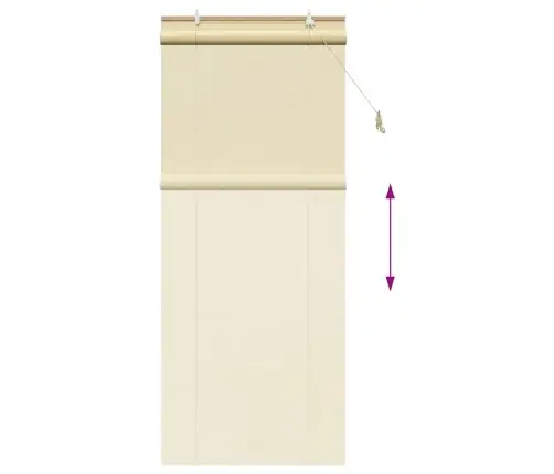 Logu Žalūzijas Un Aizsegi Dabiska 90 X 220 Cm Bambuss Vidaxl