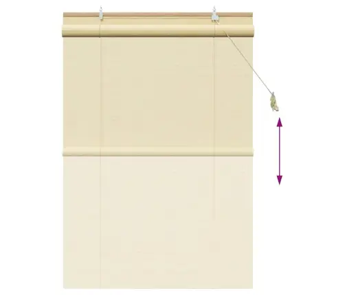 Logu Žalūzijas Un Aizsegi Dabiska 120 X 160 Cm Bambuss Vidaxl