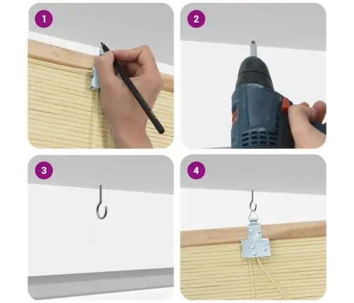 Aknakatte Ja Rippuvate Varjude Muu Neutraalne Bambus