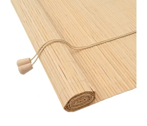 Logu Žalūzijas Un Aizsegi Dabiska 140 X 160 Cm Bambuss Vidaxl