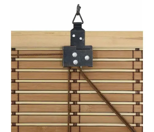 Logu Žalūzijas Un Aizsegi Gaiši Brūns 140 X 220 Cm Bambuss Vidaxl