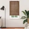 Langų Žaliuzė Geometrinis Ruda 90 X 220 Cm Bambukas