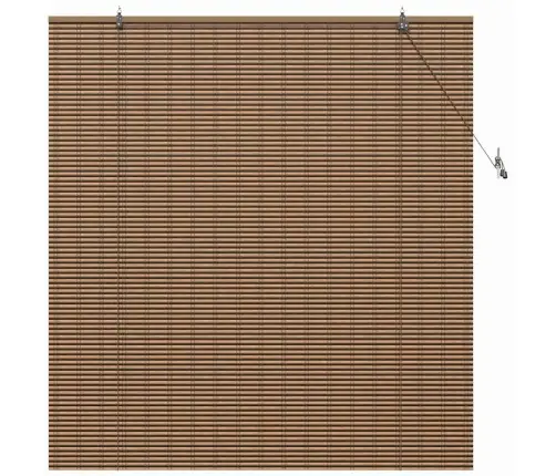 Logu Žalūzija Ar Aizkariem Brūna 140 X 160 Cm Bambuss Vidaxl Logu Žalūzija Ar Aizkariem Brūna 140 X 160 Cm Bambuss Vidaxl