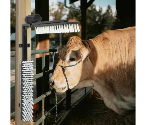 Lopkopības Birstes Melns Un Balts 84 X 10 X 91 Cm Vidaxl